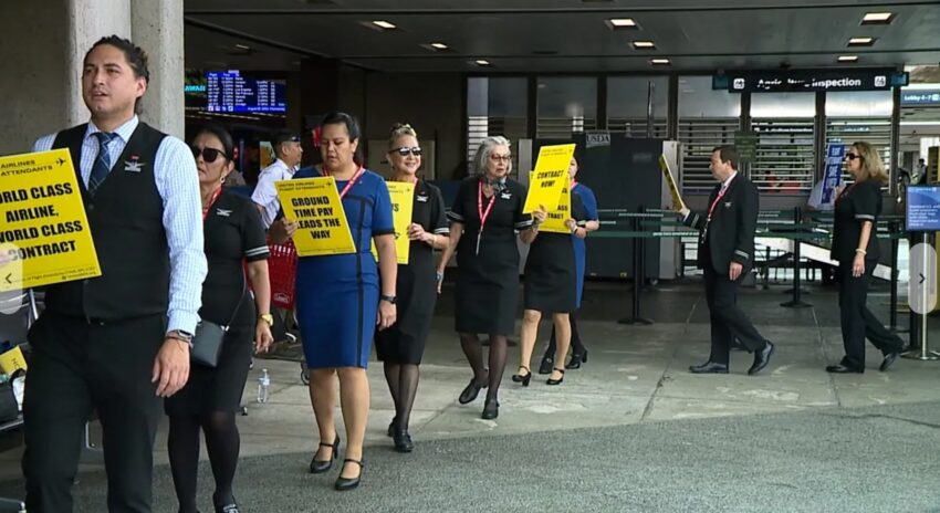 Strike at Honolulu Airport by United Employees